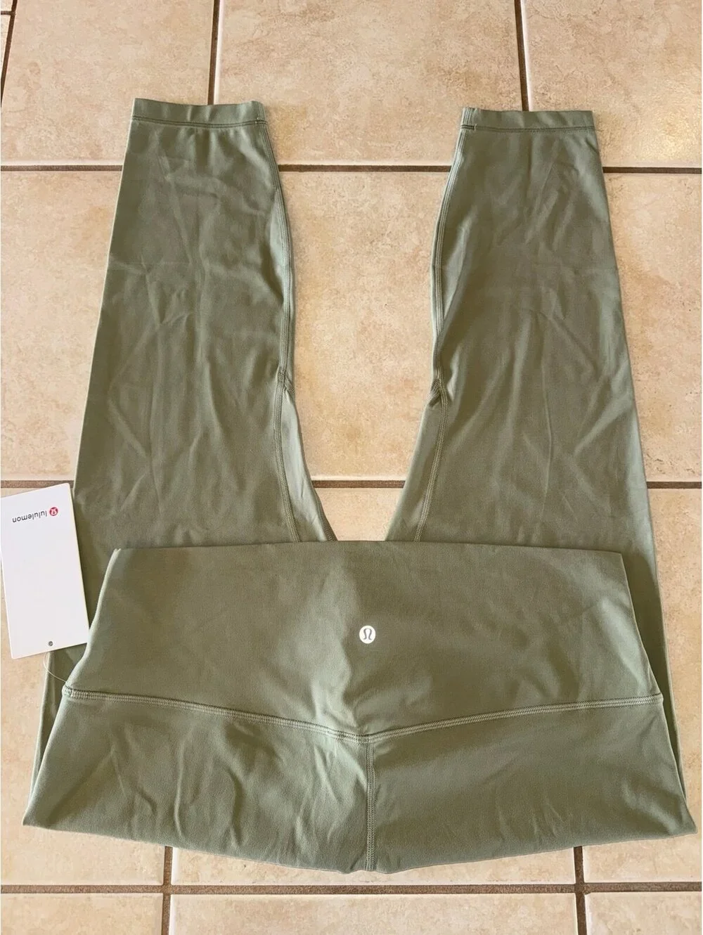 Lululemon Align High Rise 25” Rosemary Green Size 16 NWT
